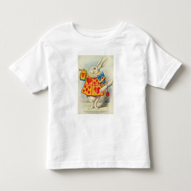 Camiseta John Tenniel | Coelho Branco (Frente)