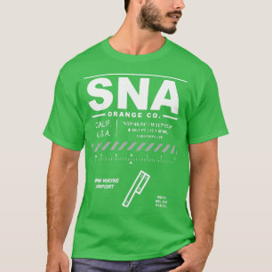 Camiseta John Wayne Orange County Airport California SNA 