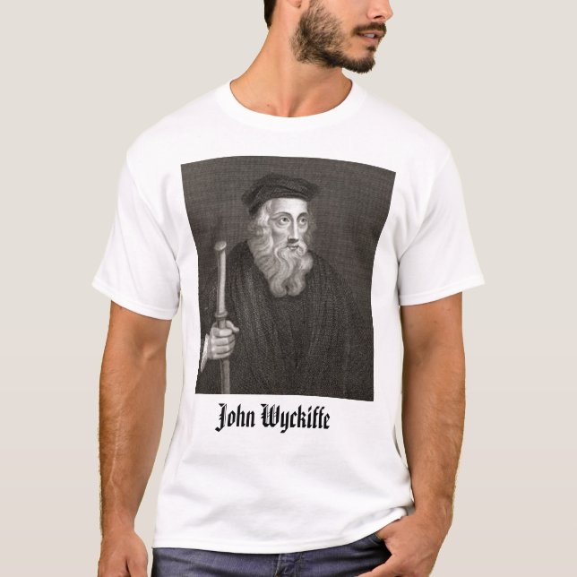 Camiseta John Wycliffe, John Wyckiffe (Frente)