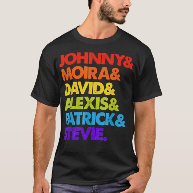Camiseta Johnny and Moira and David and Alexis  (Frente)