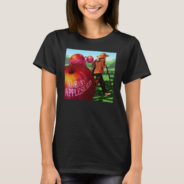 Camiseta Johnny Appleseed 26 de setembro Celebrar Legendas_ (Frente)