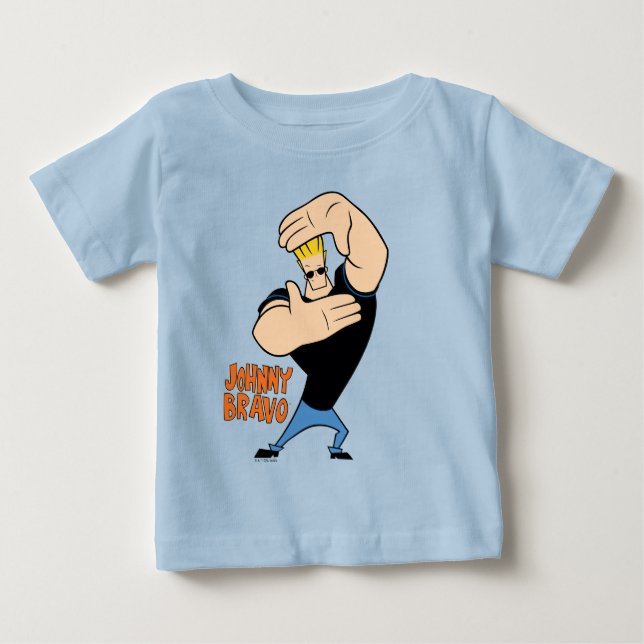 Camiseta Johnny Bravo Picture Frame Pose (Frente)