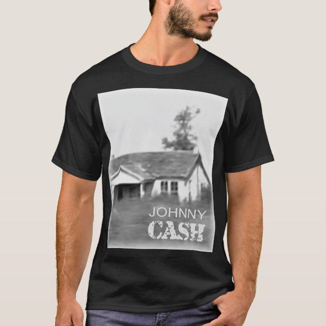 Camiseta Johnny Cash Chilhood Home (Frente)