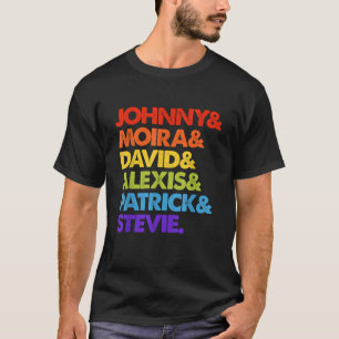 Camiseta Johnny, Moira, David e Alexis