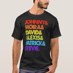 Camiseta Johnny, Moira, David E Alexis