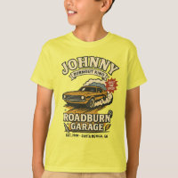 Johnny Roadburn - Carro Muscular Retro Burnout