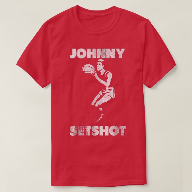 Camiseta JOHNNY SETSHOT a funny basketball graphic  (Frente do Design)