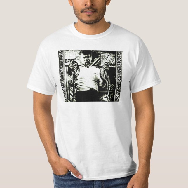 Camiseta Johnny Zangado "Reino do Céu" (Frente)