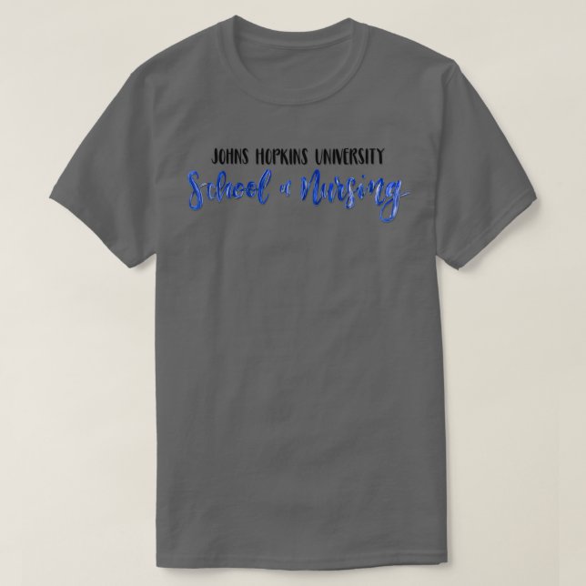 Camiseta Johns Hopkins School of Nursing (Frente do Design)