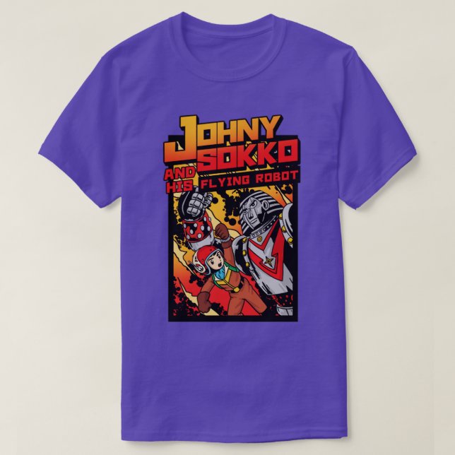 Camiseta johny sokko e seu robô voador (Frente do Design)
