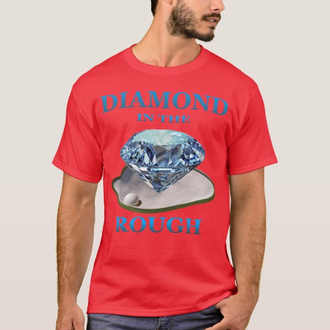 Camiseta Joia bruta Presente Esportes Avôs de Golfe (Frente)