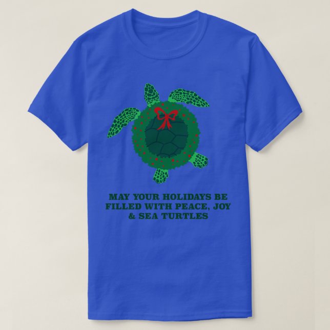 Camiseta Joia da Paz e Tartarugas do Mar (Frente do Design)