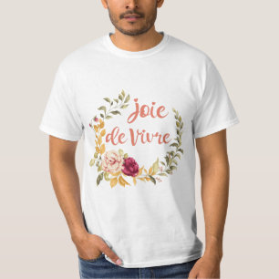 Camiseta Joie de Vivre French Say