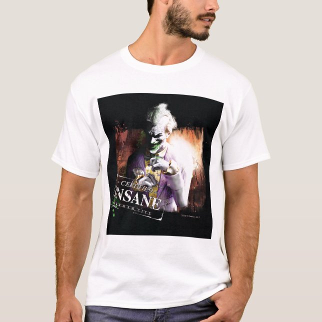 Camiseta Joker - Insano Certificado (Frente)