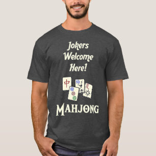Camiseta Jokers Bem-vindos AquiDivertimento jogo Mahjongg