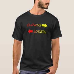 Camiseta Jokers Para A Esquerda Corresponde À Direita
