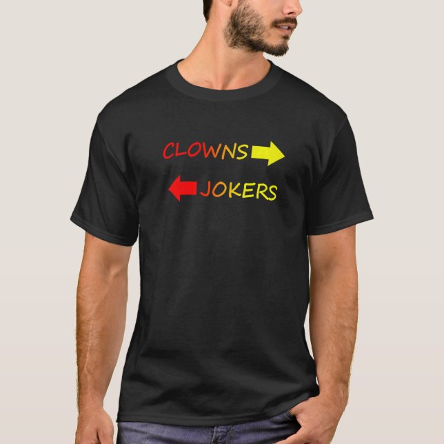 Camiseta Jokers Para A Esquerda Corresponde À Direita (Frente)