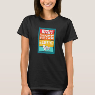 Camiseta Jokerstee de jogos de Azulejo de legenda Mahjong