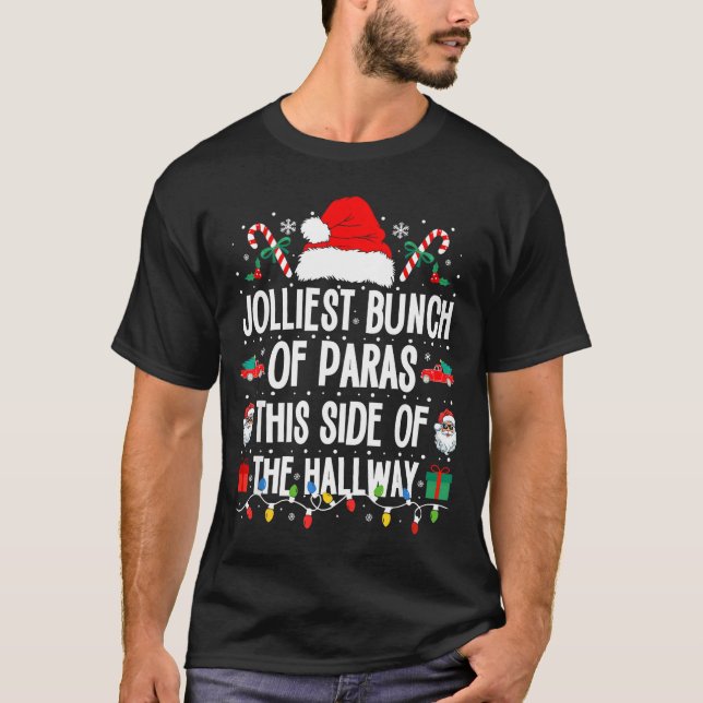 Camiseta Jolliest Bunch Of Paras This Side Of The Hallway X (Frente)