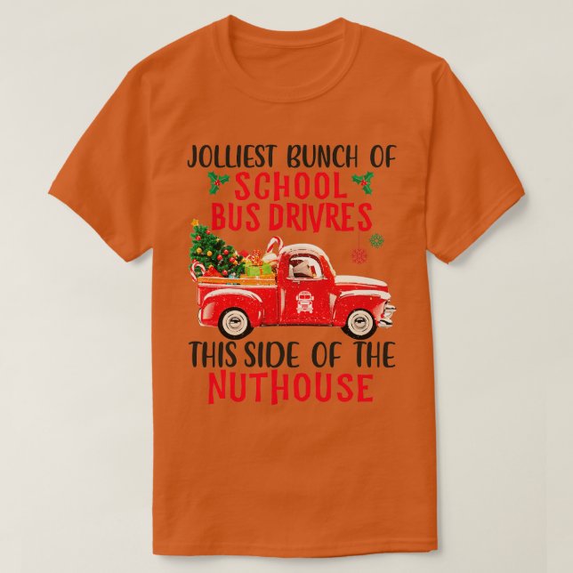 Camiseta Jolliest School Bus Driver Hoodie (Frente do Design)