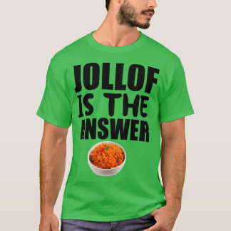 Camiseta Jollof É A Resposta