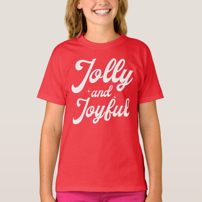 Camiseta Jolly and Joyful  (Frente)