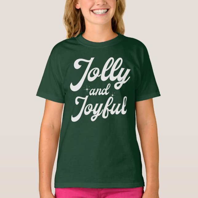 Camiseta Jolly and Joyful  (Frente)