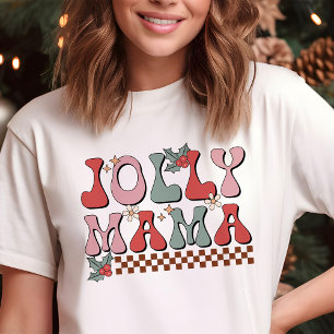 Camiseta Jolly Mama Natal Retrô