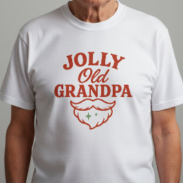Camiseta Jolly Old Grandpa | Funny Holiday Grandpa Tee