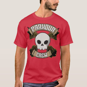 Camiseta Jolly pirata da tripulação do Parkour