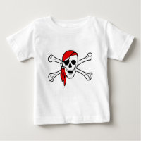 Jolly roger com bandana vermelha