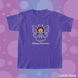 Camiseta JollyKins Conscientização sobre Epilepsia Adulto 