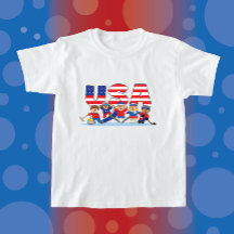 JollyKins USA Winter Sports T Shirt