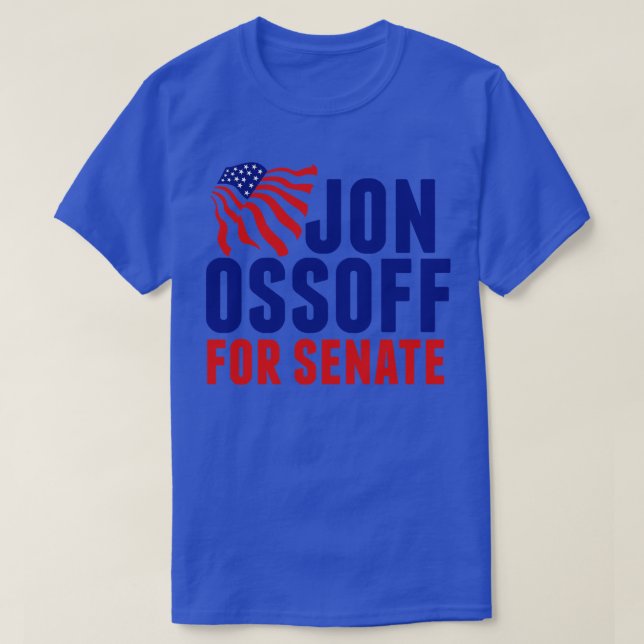Camiseta Jon Ossoff para o Senado (Frente do Design)