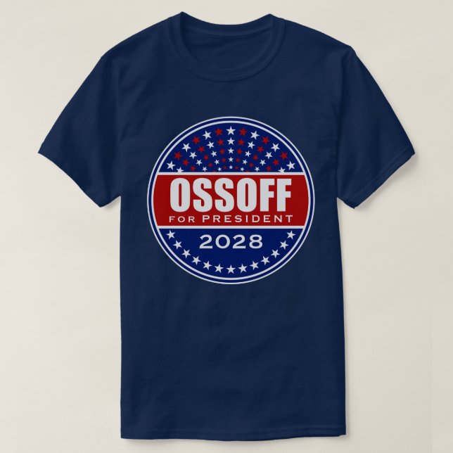 Camiseta Jon Ossoff Presidente 2028 (Frente do Design)