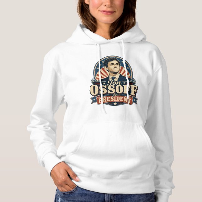 Camiseta Jon Ossoff Presidente Vintage Político  (Frente)