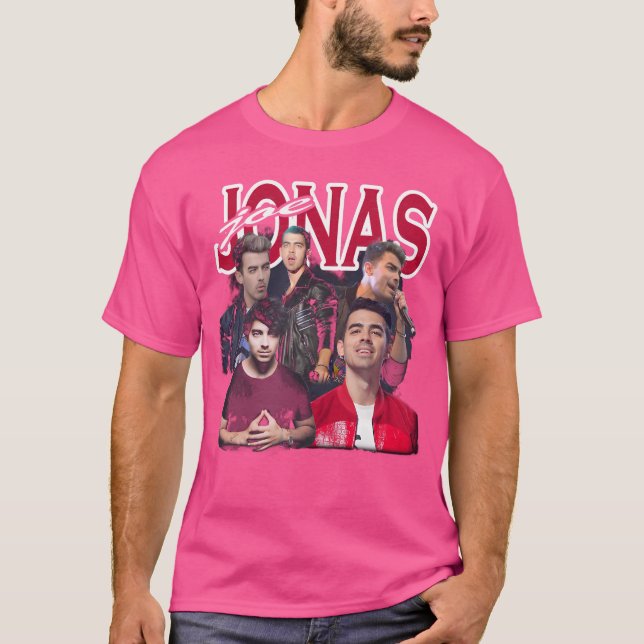 Camiseta Jonas Brother Retro Collage (Frente)
