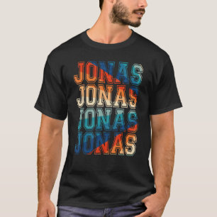 Camiseta Jonas First Name Pride Vintage - Rua retrô aflita