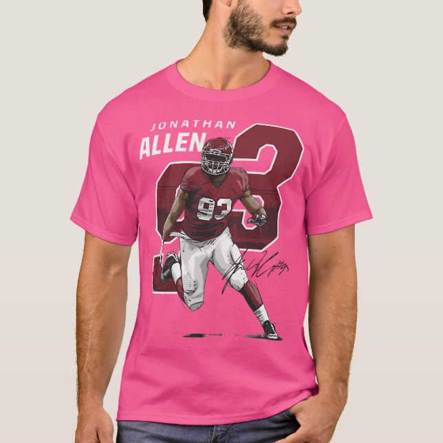Camiseta Jonathan Allen Washington Offset (Frente)