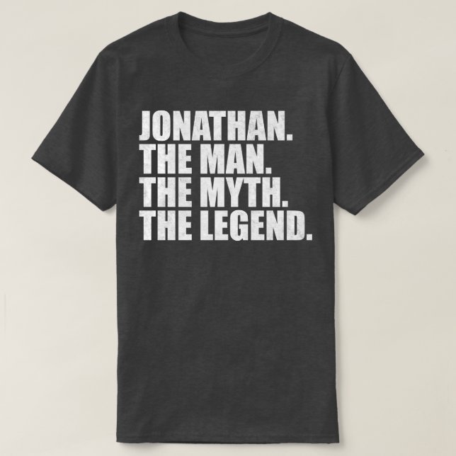 Camiseta Jonathan Nome Jonathan Nome Nome dado (Frente do Design)