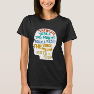 Camiseta Jone Waste Yore Toye Monme Engraçado A voz Yorall