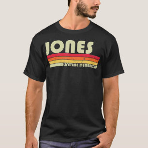 Camiseta JONES Surname Funny Retro Vintage 80s 90s Aniversá