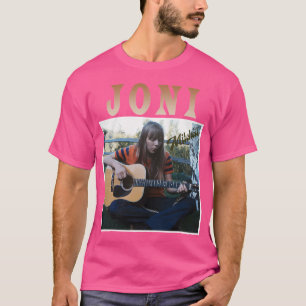 Camiseta Joni Mitchell Retro Style Git Para Ventiladores