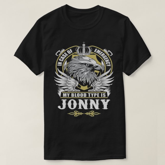 Camiseta Jonny Name (Frente do Design)