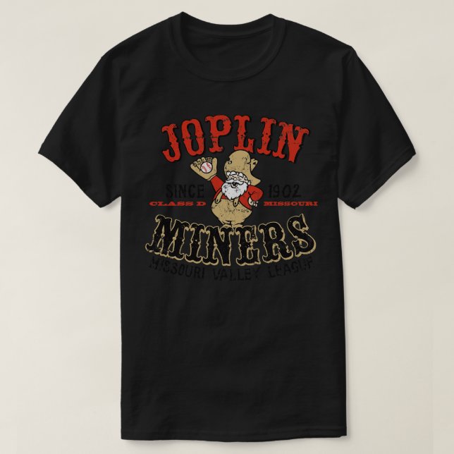 Camiseta Joplin Miners Baseball (Frente do Design)