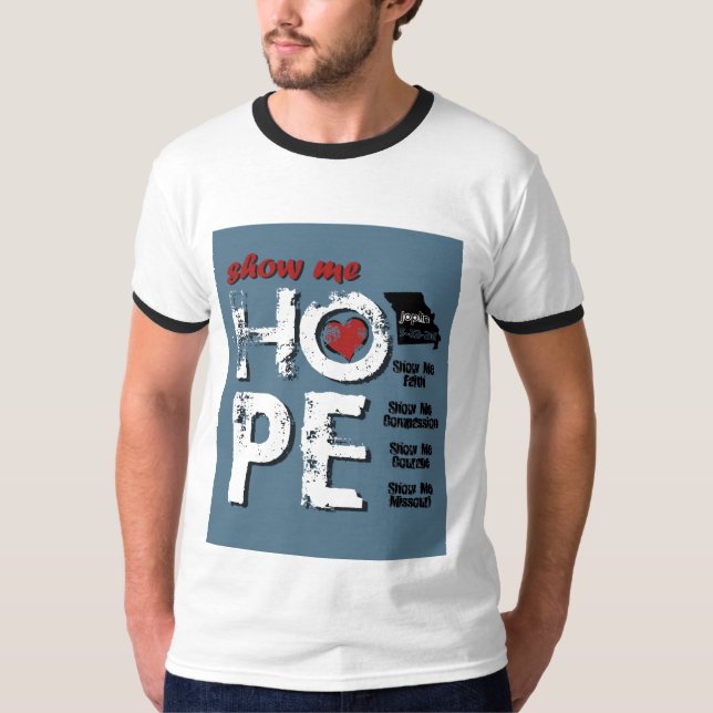 Camiseta Joplin mostra-me a esperança (Frente)