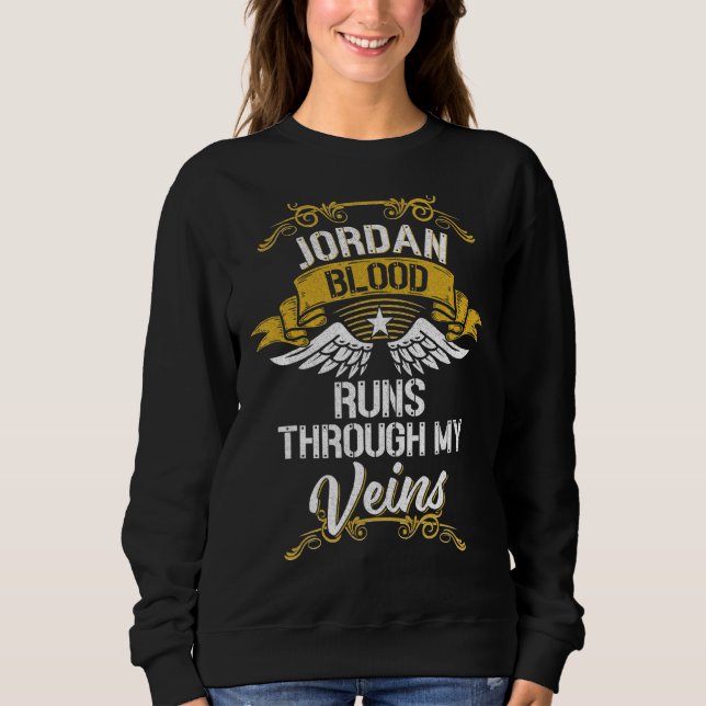 Camiseta Jordan Blood Atravessa Minhas Veias (Frente)