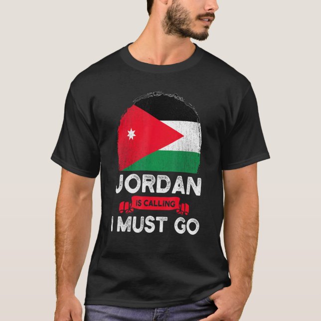 Camiseta Jordan Está Chamando Eu Devo Ir Patrimônio Raízes  (Frente)