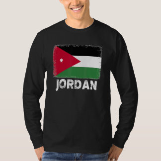 Camiseta Jordan Flag Support Jordanian Pessoas Women Men