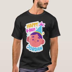 Camiseta Jordan Personalizou a Feliz Ideia de Aniversário